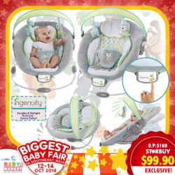ingenuity soothe n delight bouncer savvy safari
